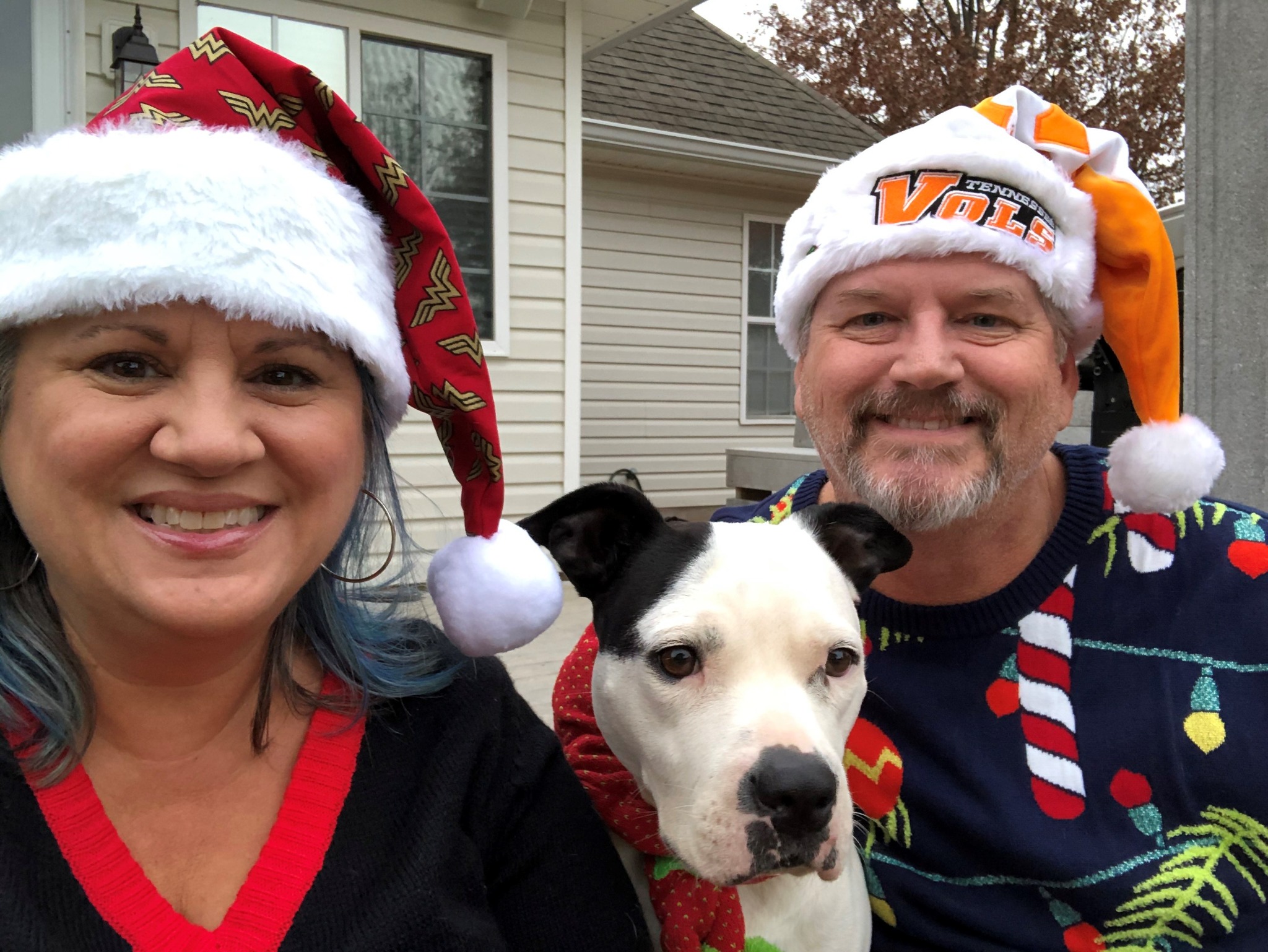 Eva with Moose and Phoenix